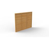Forest Garden Heritage Traditional Overlap Dip Treated 5Ft Golden Brown Timber Fence Panel (W)1.83M (H)1.5M