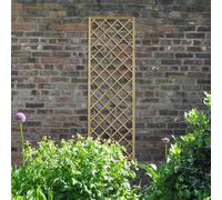 Forest Garden Hidcote Lattice 180 x 60cm Pack of 5, 1.8m x 600mm Mixed Softwood Open Diamond