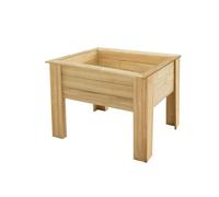 Forest Garden Kitchen Garden 130L Wooden Rectangular Planter (H)70Cm (W)100Cm (D)70Cm
