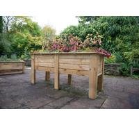 Forest Garden Large Deep Root Wooden Garden Planter 6Ft X 2Ft - Grow Your Own