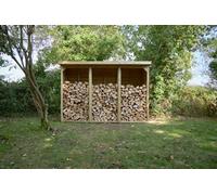 8'11 x 2'10 Forest Pent Large Overlap Log Store (2.7m x 0.9m)