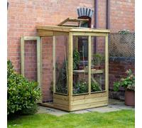Forest Garden Lean To Green House 4 X 4 Open Back