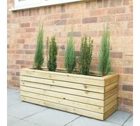 Forest Linear Long Wooden Garden Planter 4'x1' (1.2x0.4m)