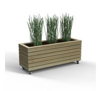Linear Planter - Long with Wheels (Home Delivery)