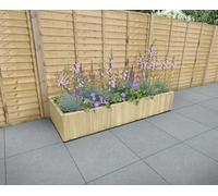 6x2 Forest Large Low Level Lapline Planter - Pressure Treated