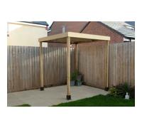 Forest Modular Wooden Garden Pergola 6'5 x 6'5 (2m x 2m)
