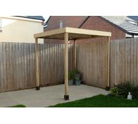 Forest Garden Modular Pergola, Brown