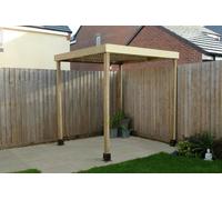 Forest Garden Modular Pergola 1970 x 1970 x 2045mm Pressure-Treated Timbe