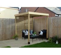 Forest Modular Pergola with 1 Side Panel Pack 1970 x 1970 x 2045mm
