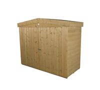 Forest Garden Natural Timber 2000L Shiplap Apex Garden Storage 6X3 Ft (H)1520mm (W)1980mm