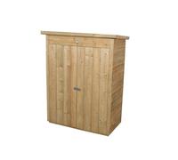 Forest Garden Natural Timber 600L Overlap Pent Garden Storage 2X3 Ft (H)1320mm (W)1080mm