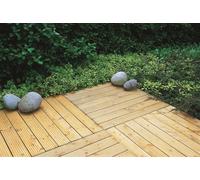 Forest Garden Patio Deck Tile 60x60cm (Pack of 4)