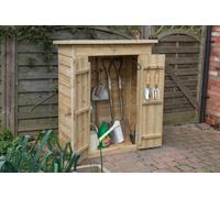 Forest Garden Pent Midi Wooden Garden Tool Storage - Outdoor Patio Storage