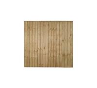 Forest Pressure Treated Closeboard Fence Panel 6ft x 5ft 6in (1.83m x 1.7m) - Pack of 3
