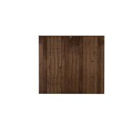 Forest Garden Pressure Treated Closeboard Fence Panel, 6' x 5', Brown Timber