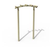Forest Garden Pressure Treated Hanbury Dome Top Arch, 500 x 1340 x 2183mm, Mixed Softwood, Minimalist Design