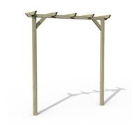 Forest Garden Pressure Treated Hanbury Flat Top Arch, 500 x 2090 x 2135mm, Timber