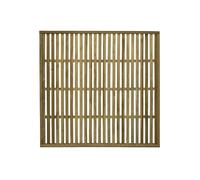 Forest Pressure Treated Vertical Slatted Screen 1.8m x 1.8m - Pack of 4
