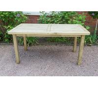 Forest Garden Rosedene 6 Seater Rectangular Garden Table