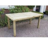 Forest Garden Rosedene Wooden Garden Dining Table