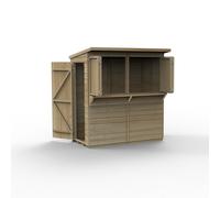 Forest Garden Shiplap Pent Garden Bar 6' x 3', Pressure Treated Timber