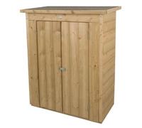 3'6 x 2' Forest Shiplap Pent Midi Wooden Garden Storage - Outdoor Patio Storage (1m x 0.55m)