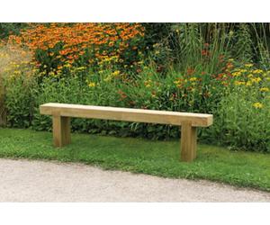 Forest Garden Sleeper Bench Wooden Garden - 1.8M