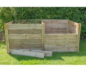 Forest Garden Slot Down Wooden Compost Bin Extension Kit