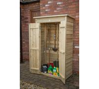 Forest Garden Tall Pent Wooden Garden Storage Tool Store - Outdoor Patio Storage