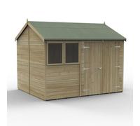 Timberdale Pressure Treated Reverese Apex Shed - Timber / 10x8 / Without Base / No Installation / 2