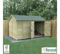 Forest Garden Timberdale 12Ft X 8Ft 3" (3.6 X 2.5M) Tongue & Groove Wooden Storage Shed