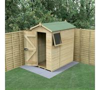 Forest Garden Timberdale 6X4 Apex Shed - 1 Window - 1 Opening