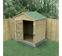 Forest Garden Timberdale 7X5 Apex Shed - Double Door - No Windows