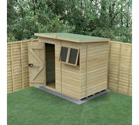 Forest Garden Timberdale 7X5 Pent Shed - 2 Window - 2 Opening