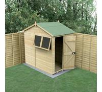 Forest Garden Timberdale 7X5 Reverse Apex Shed - 2 Window - 2 Opening