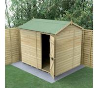 Forest Garden Timberdale 8X6 Reverse Apex Shed - No Windows
