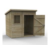 7' x 5' Forest Timberdale 25yr Guarantee Tongue & Groove Pressure Treated Pent Shed (2.24m x 1.7m)