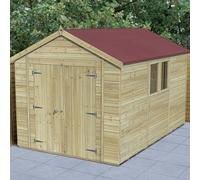Forest Timberdale Double Door Apex Shed - 12 x 8ft