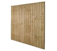 Forest Garden Traditional Closeboard Pressure Treated 6Ft Timber Fence Panel (W)1.83M (H)1.83M