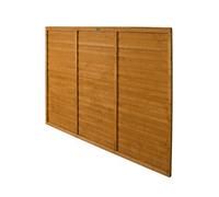 Forest Garden Traditional Overlap Dip Treated 5Ft Wooden Fence Panel (W)1.83M (H)1.52M