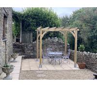 Forest Garden Ultima Wooden Garden Pergola - 2.4 X 2.4M