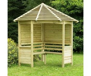 Forest Garden Venetian Wooden Corner Arbour