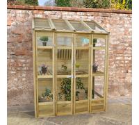 Forest Garden Victorian Tall Wall Greenhouse, 1980 x 1470 x 750mm, Mixed Softwood