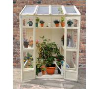 Forest Garden Victorian Tall Wall Greenhouse - 4.8 x 2.4ft