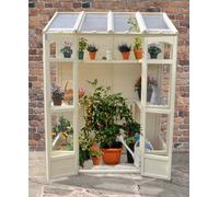 Forest Garden Victorian Tall Wooden Wall Greenhouse