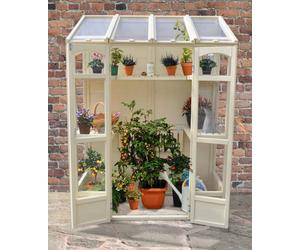 Forest Garden Victorian Tall Wooden Wall Greenhouse