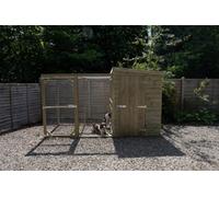 Forest Large Dog Kennel & Run 1376 x 3072 x 1812mm