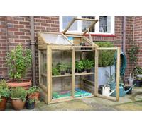 Forest Garden Wooden Small Mini Lean To Greenhouse (1.2 X 0.62M)