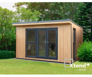 Forest Garden Xtend Insulated Garden Office Premium 4.0M