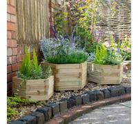 Forest Garden York Hexagonal Planter - Set of 3